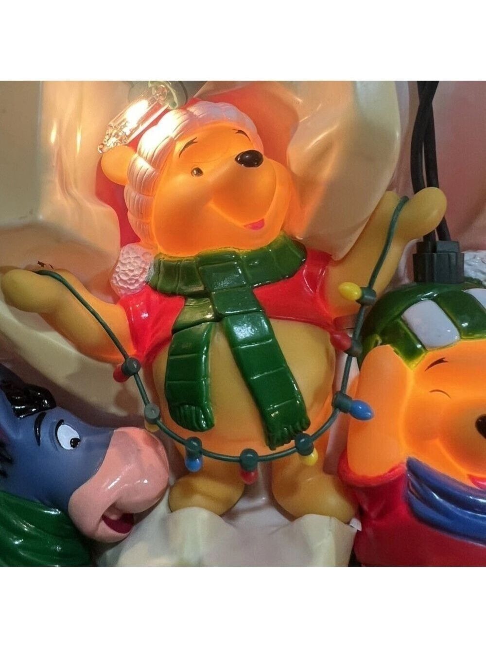 Vintage Disney's Winnie The Pooh EZ Light Tree Trimmer Set Santa Best 2001 - Picture 14 of 16